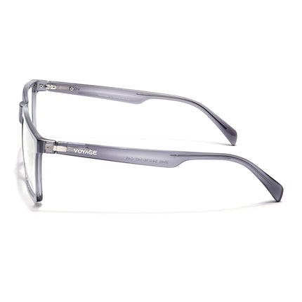 Voyage Visionary Grey Square Eyeglasses for Men & Women - SLMG6361-C3
