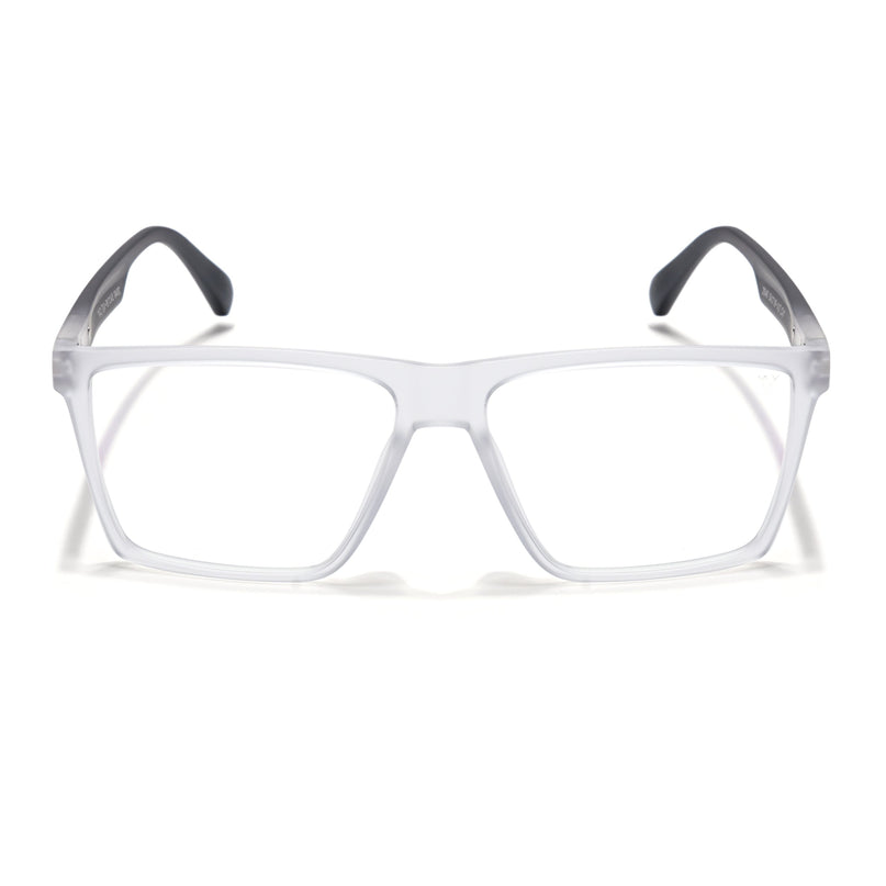 Voyage Visionary Trasnsparent Square Eyeglasses for Men & Women - SLMG6362-C4
