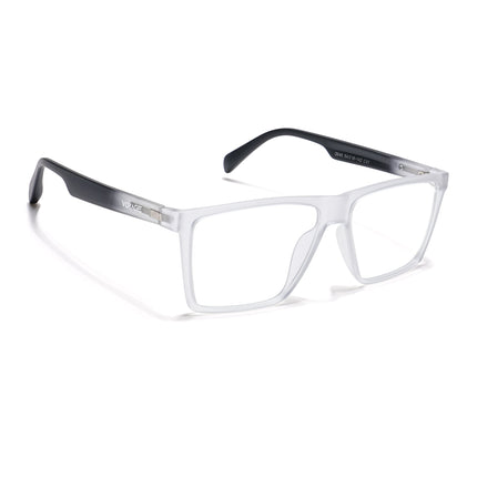 Voyage Visionary Trasnsparent Square Eyeglasses for Men & Women - SLMG6362-C4