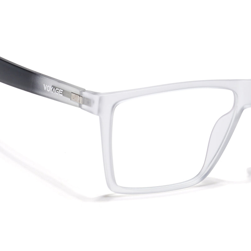 Voyage Visionary Trasnsparent Square Eyeglasses for Men & Women - SLMG6362-C4