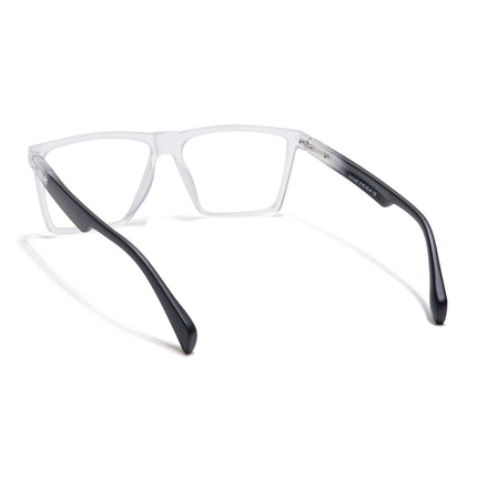 Voyage Visionary Trasnsparent Square Eyeglasses for Men & Women - SLMG6362-C4