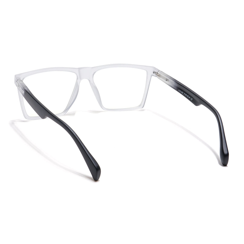 Voyage Visionary Trasnsparent Square Eyeglasses for Men & Women - SLMG6362-C4