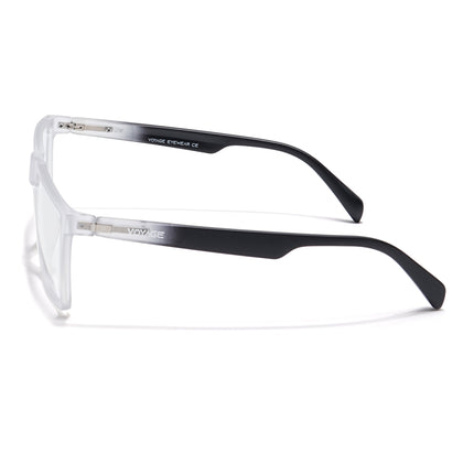 Voyage Visionary Trasnsparent Square Eyeglasses for Men & Women - SLMG6362-C4