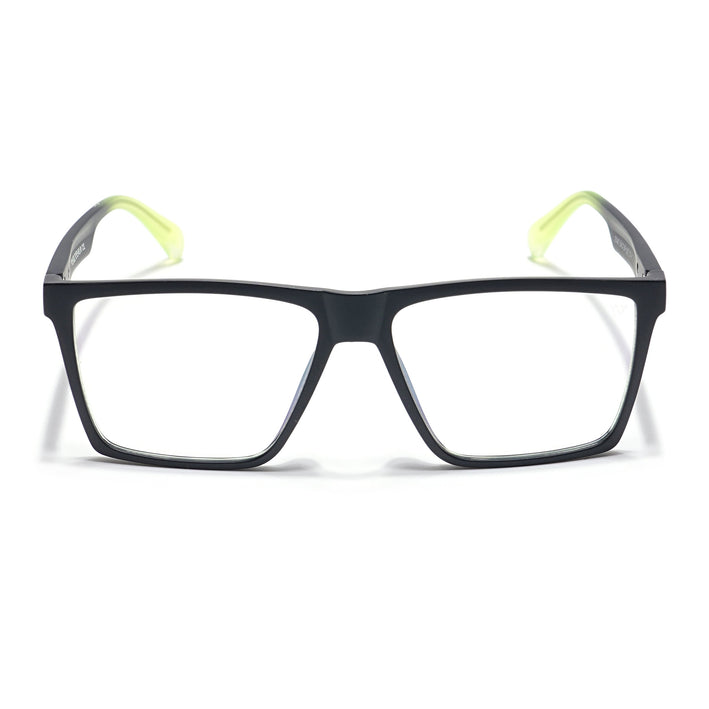 Voyage Visionary Matt Black Square Eyeglasses for Men & Women - SLMG6364-C6