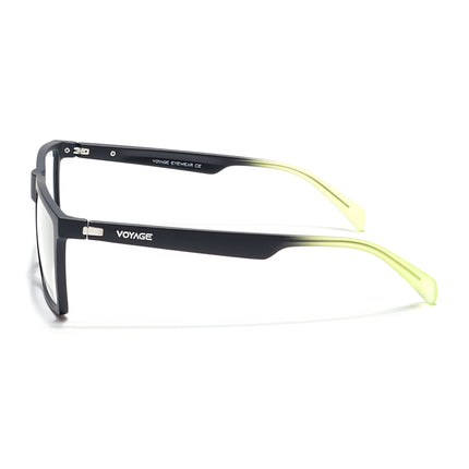 Voyage Visionary Matt Black Square Eyeglasses for Men & Women - SLMG6364-C6