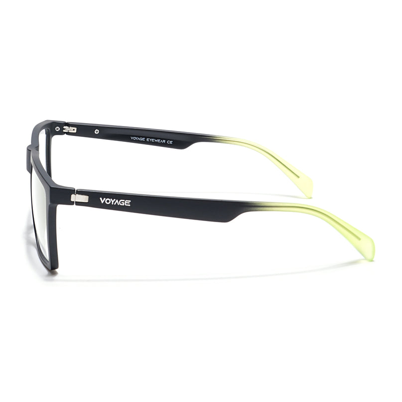 Voyage Visionary Matt Black Square Eyeglasses for Men & Women - SLMG6364-C6