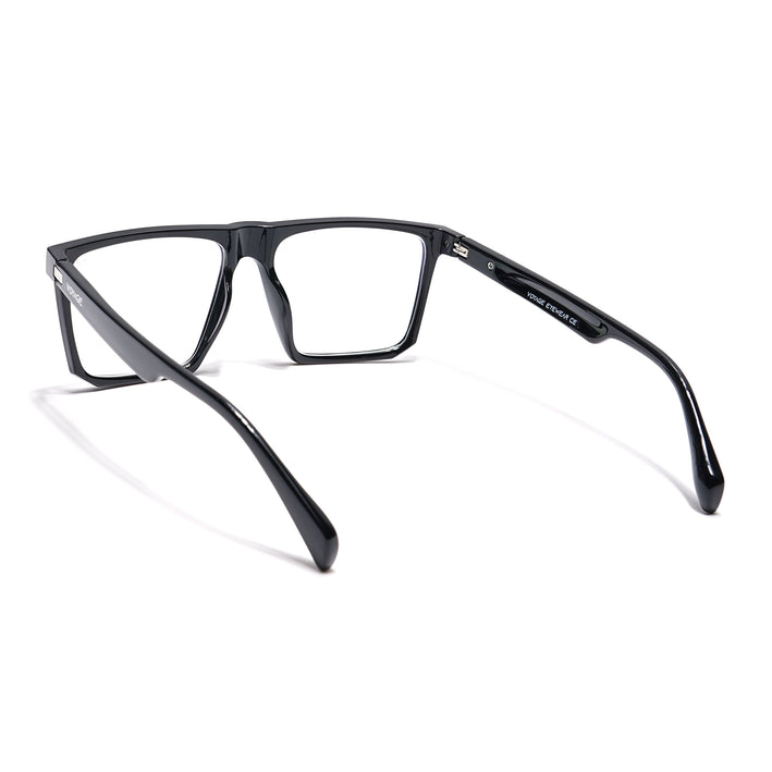 Voyage Visionary Shine Black Square Eyeglasses for Men & Women - SLMG6367-C2