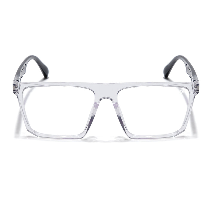 Voyage Visionary Transparent Square Eyeglasses for Men & Women - SLMG6369-C4