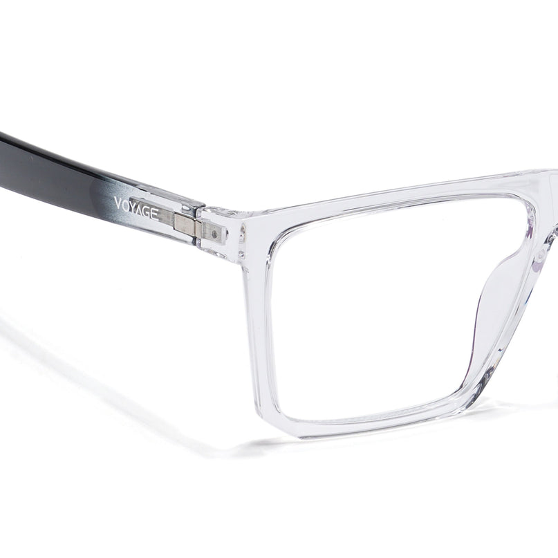 Voyage Visionary Transparent Square Eyeglasses for Men & Women - SLMG6369-C4
