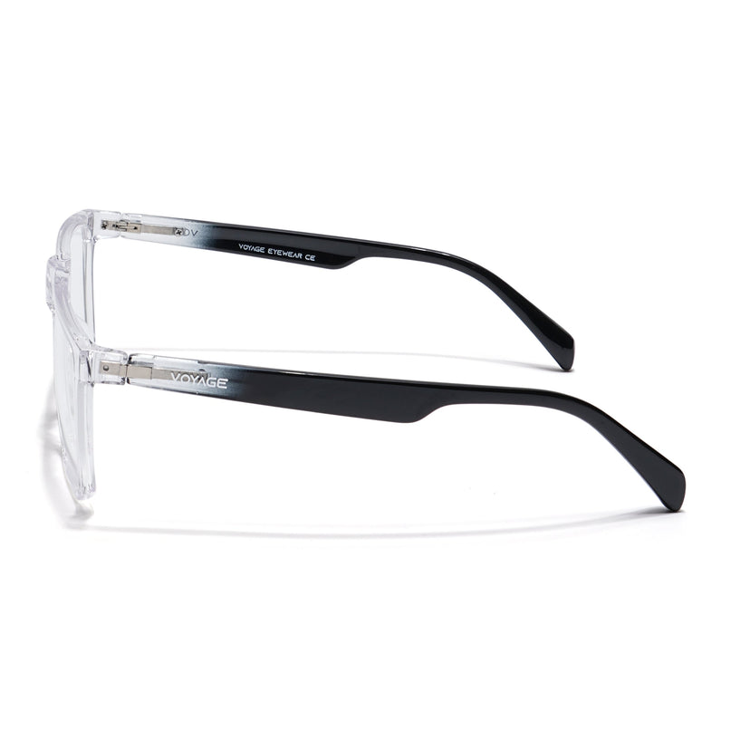 Voyage Visionary Transparent Square Eyeglasses for Men & Women - SLMG6369-C4