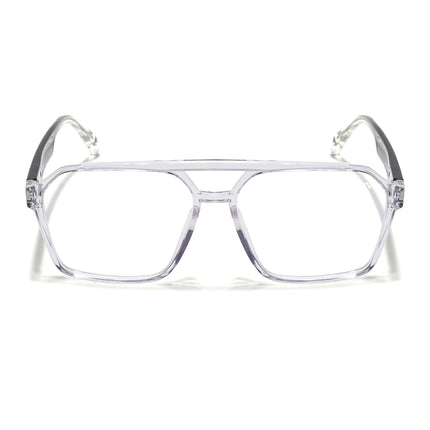 Voyage Visionary Transparent Wayfarer Eyeglasses for Men & Women - SLMG6375-C3