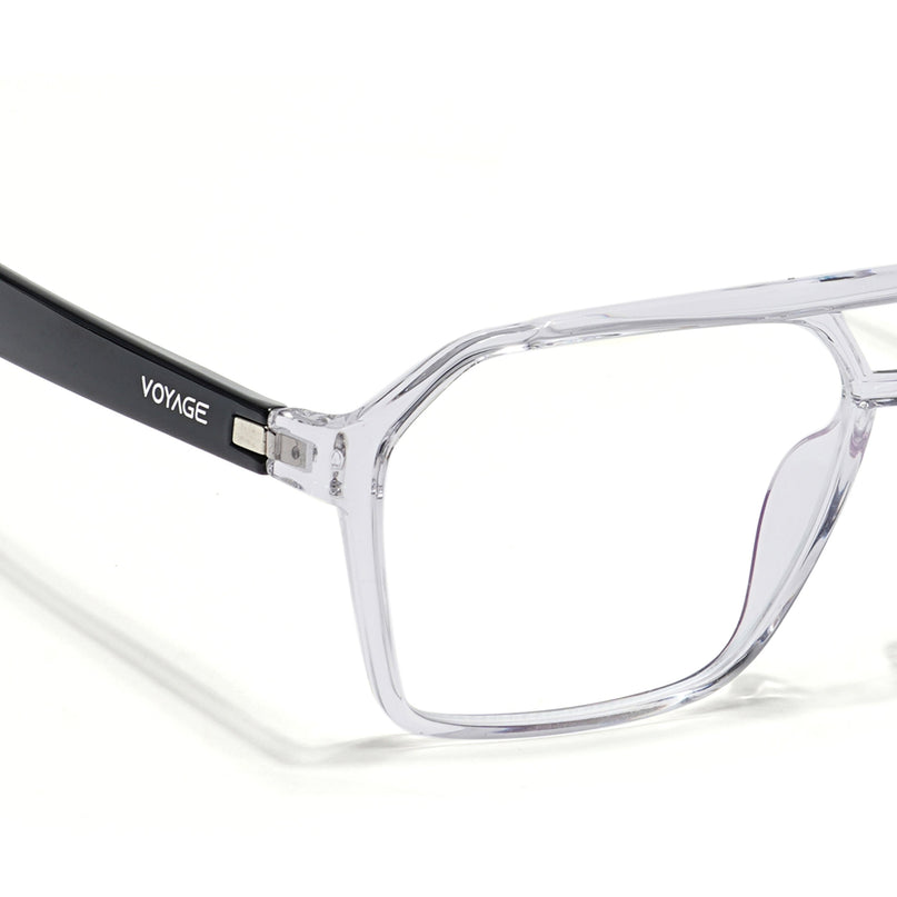 Voyage Visionary Transparent Wayfarer Eyeglasses for Men & Women - SLMG6375-C3