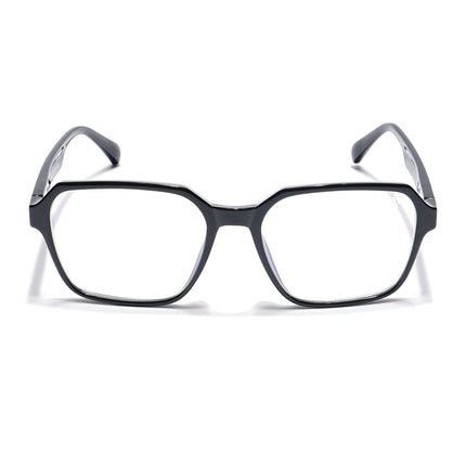 Voyage Visionary Shine Black Square Eyeglasses for Men & Women - SLMG6380-C2