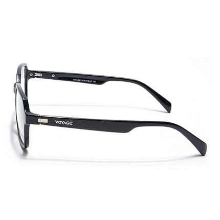 Voyage Visionary Shine Black Square Eyeglasses for Men & Women - SLMG6380-C2