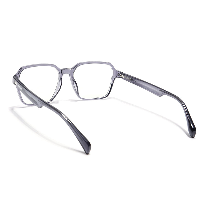 Voyage Visionary Grey Square Eyeglasses for Men & Women - SLMG6381-C3