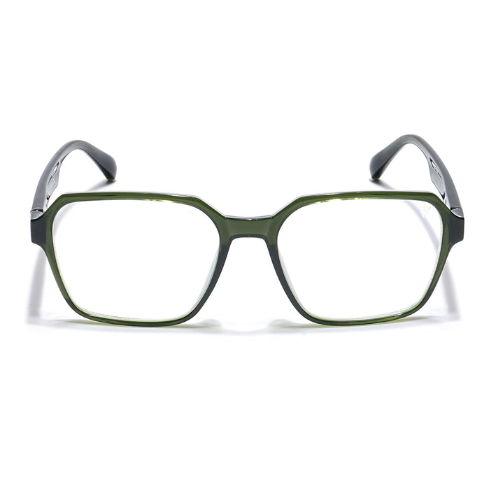 Voyage Visionary Olive Square Eyeglasses for Men & Women - SLMG6386-C8