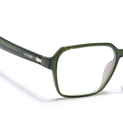 Voyage Visionary Olive Square Eyeglasses for Men & Women - SLMG6386-C8