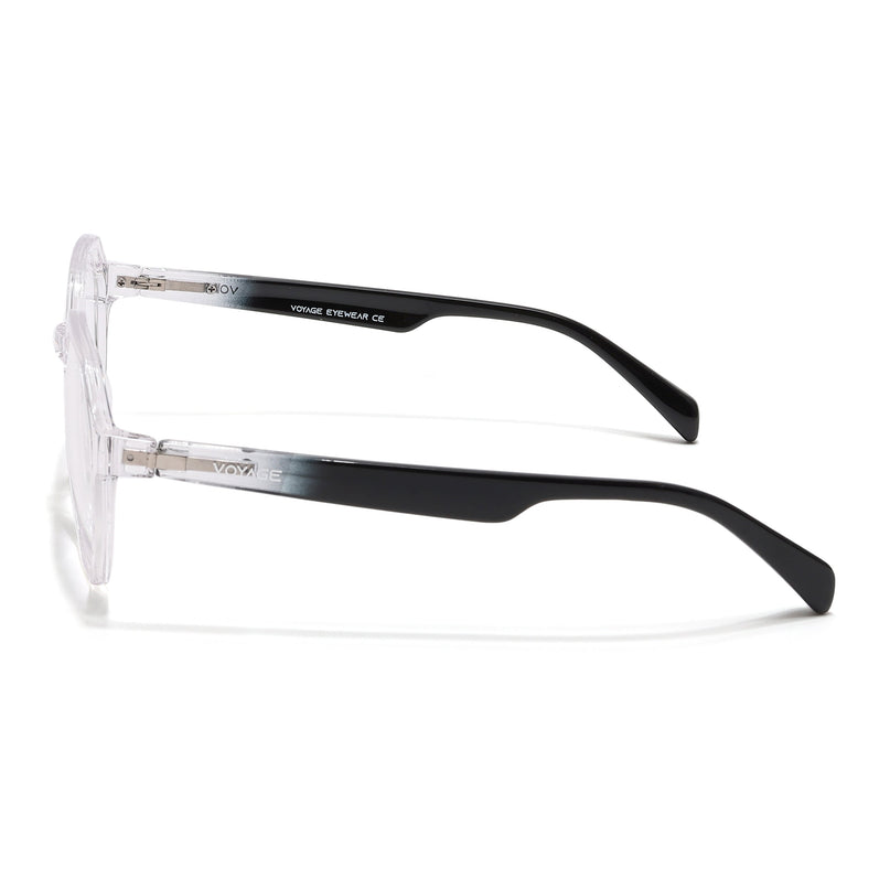 Voyage Visionary Select Transparent Geometric Eyeglasses for Men & Women - SLMG6463-C3