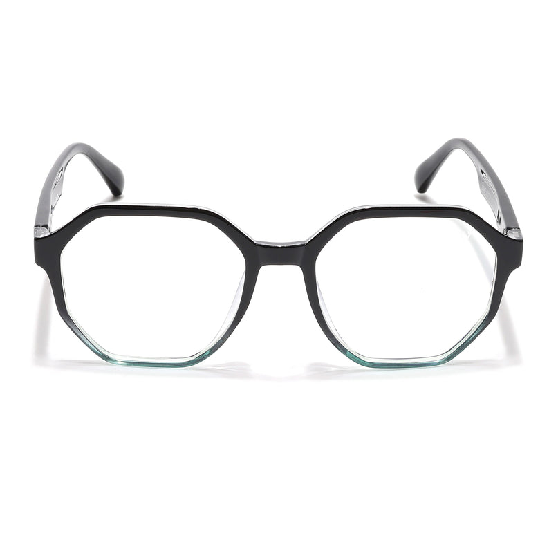Voyage Visionary Select Black & Blue Geometric Eyeglasses for Men & Women - SLMG6465-C5