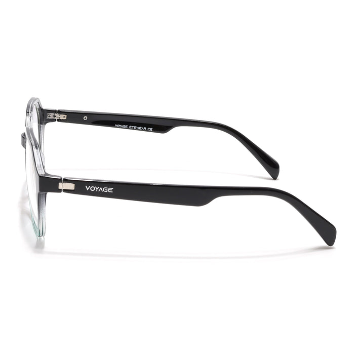 Voyage Visionary Select Black & Blue Geometric Eyeglasses for Men & Women - SLMG6465-C5