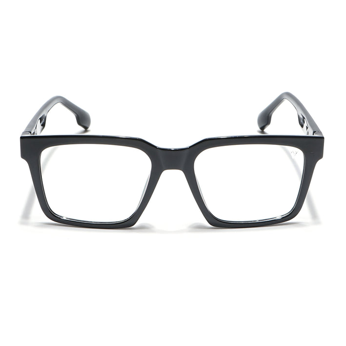 Voyage Visionary Shine Black Square Eyeglasses for Men & Women - SLMG6388-C2