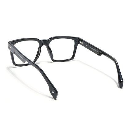 Voyage Visionary Shine Black Square Eyeglasses for Men & Women - SLMG6388-C2