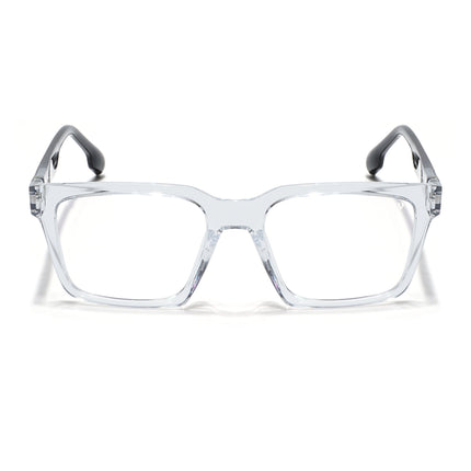Voyage Visionary Trasnsparent Square Eyeglasses for Men & Women - SLMG6389-C3