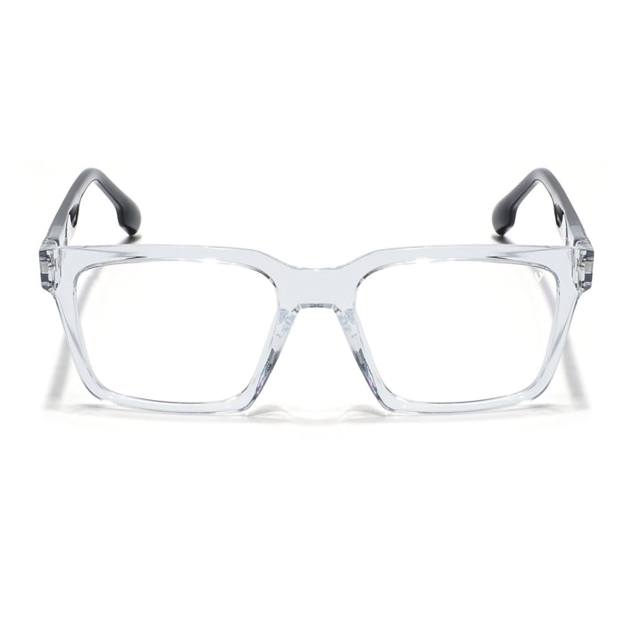 Voyage Visionary Trasnsparent Square Eyeglasses for Men & Women - SLMG6389-C3