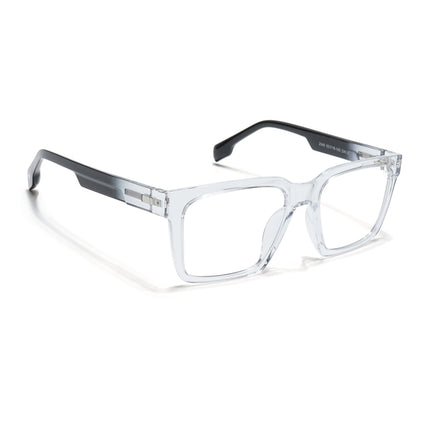 Voyage Visionary Trasnsparent Square Eyeglasses for Men & Women - SLMG6389-C3