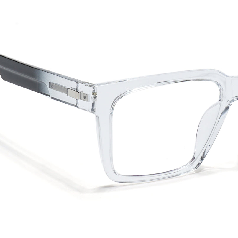 Voyage Visionary Trasnsparent Square Eyeglasses for Men & Women - SLMG6389-C3
