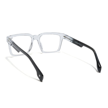 Voyage Visionary Trasnsparent Square Eyeglasses for Men & Women - SLMG6389-C3