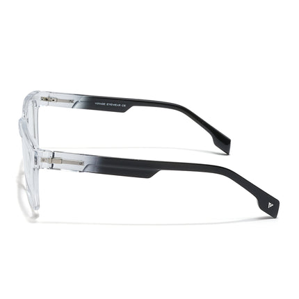 Voyage Visionary Trasnsparent Square Eyeglasses for Men & Women - SLMG6389-C3