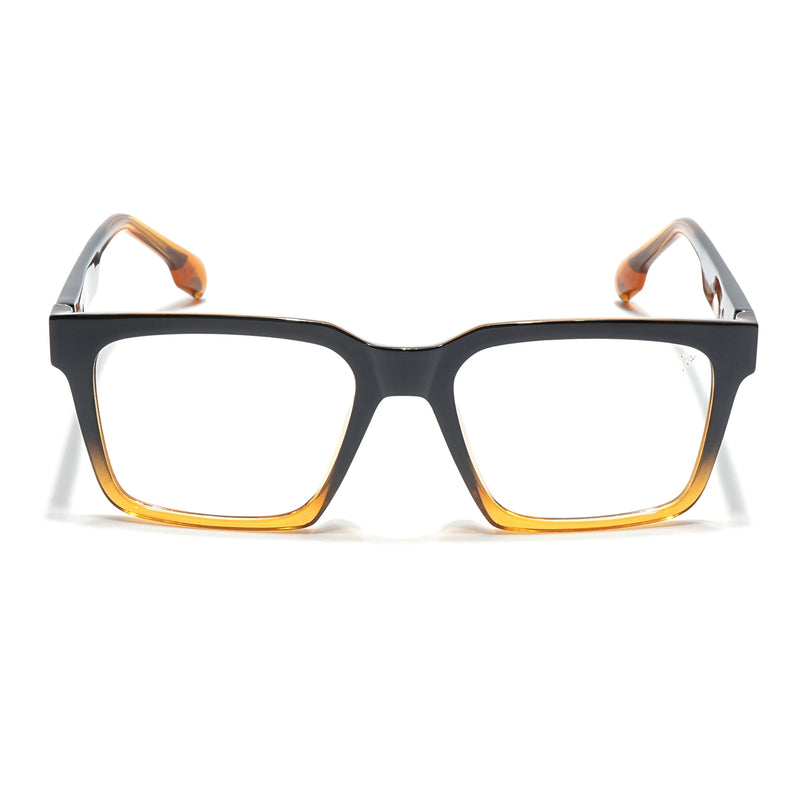 Voyage Visionary Black & Brown Square Eyeglasses for Men & Women - SLMG6391-C5