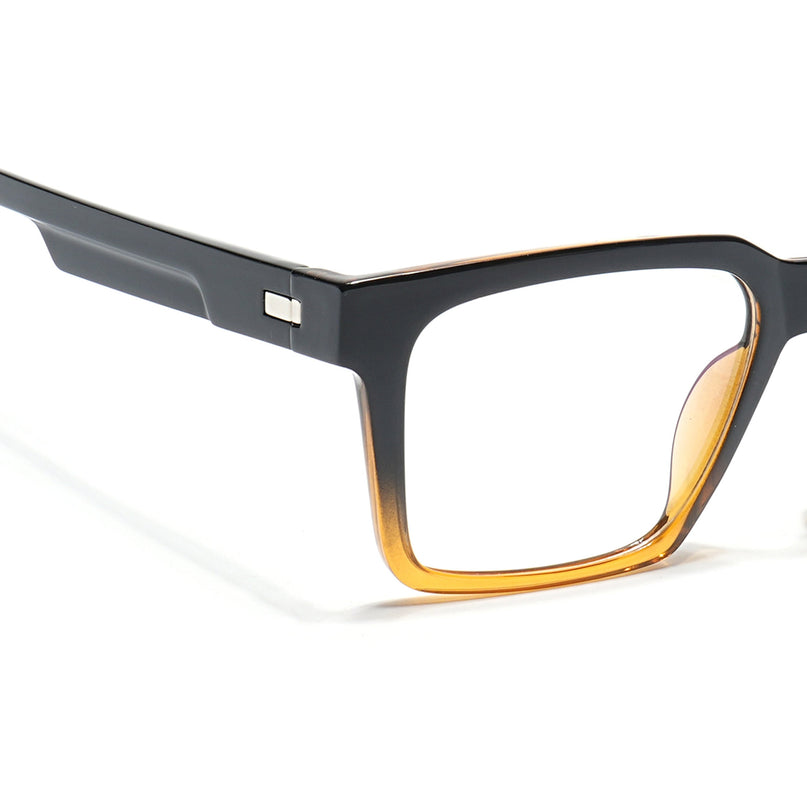 Voyage Visionary Black & Brown Square Eyeglasses for Men & Women - SLMG6391-C5