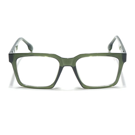 Voyage Visionary Olive Square Eyeglasses for Men & Women - SLMG6393-C7