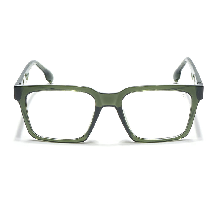 Voyage Visionary Olive Square Eyeglasses for Men & Women - SLMG6393-C7