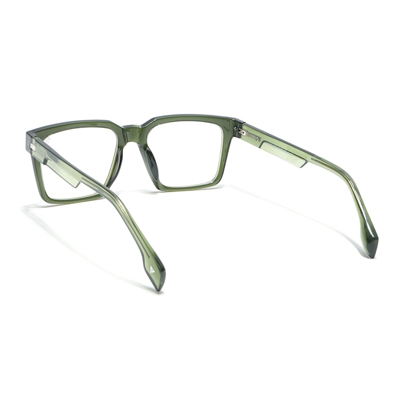 Voyage Visionary Olive Square Eyeglasses for Men & Women - SLMG6393-C7
