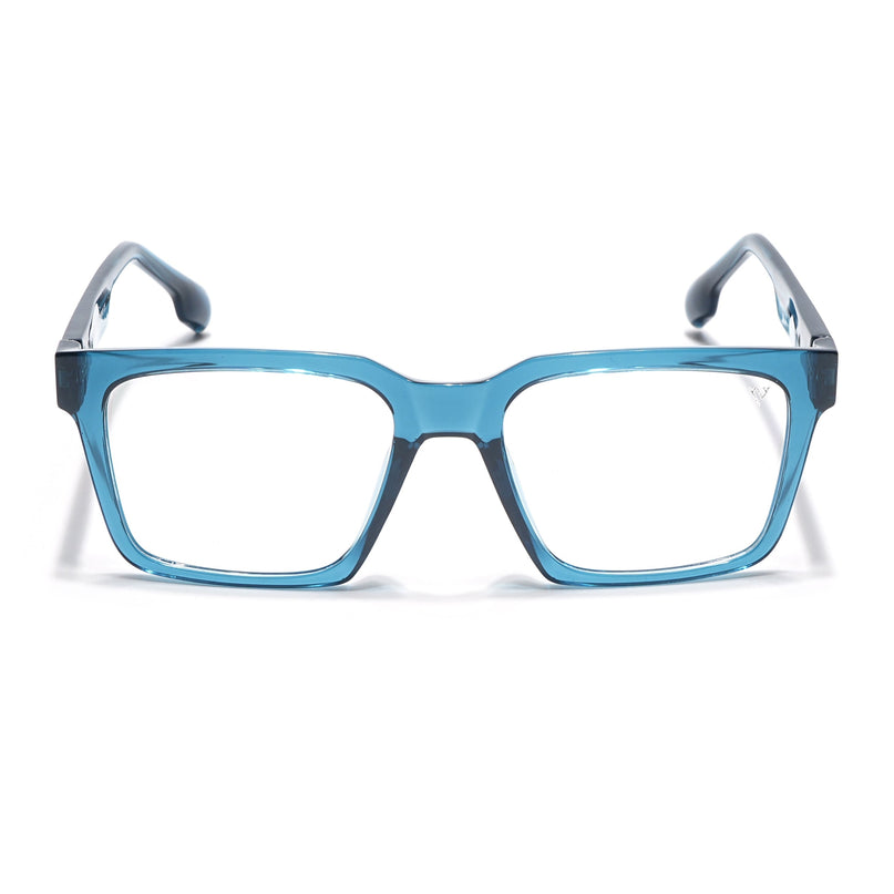 Voyage Visionary Blue Square Eyeglasses for Men & Women - SLMG6394-C8