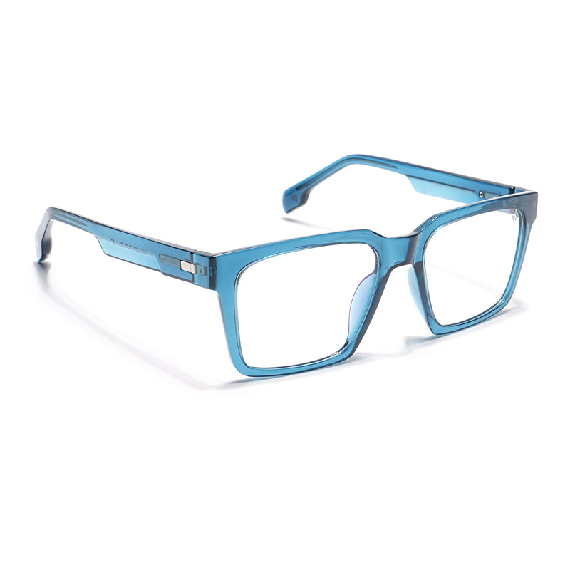 Voyage Visionary Blue Square Eyeglasses for Men & Women - SLMG6394-C8