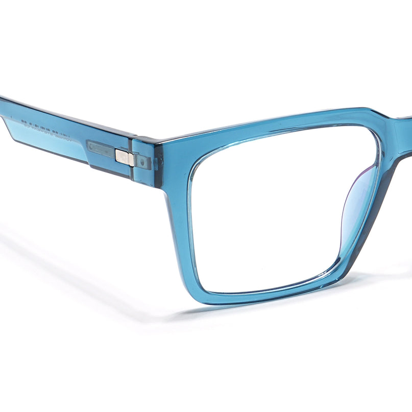 Voyage Visionary Blue Square Eyeglasses for Men & Women - SLMG6394-C8