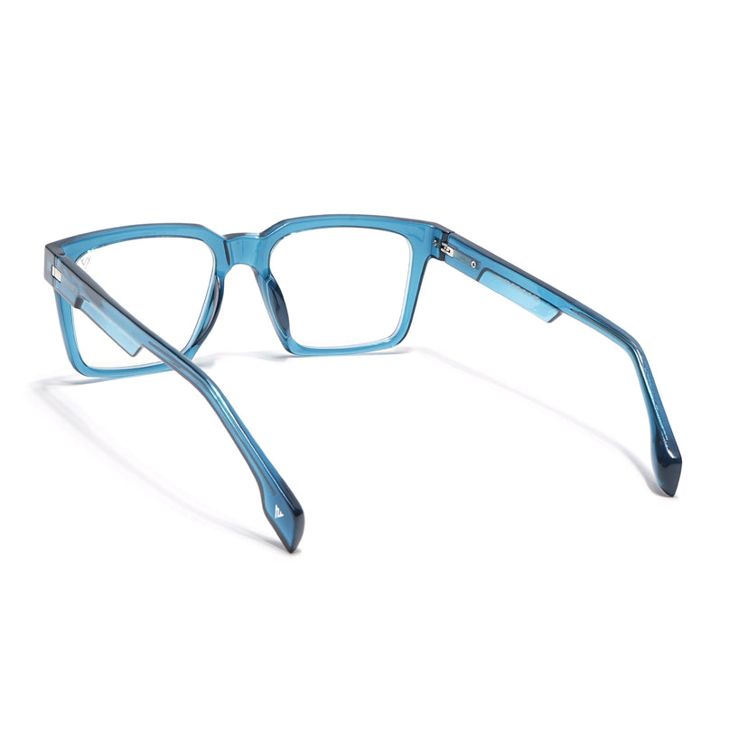 Voyage Visionary Blue Square Eyeglasses for Men & Women - SLMG6394-C8