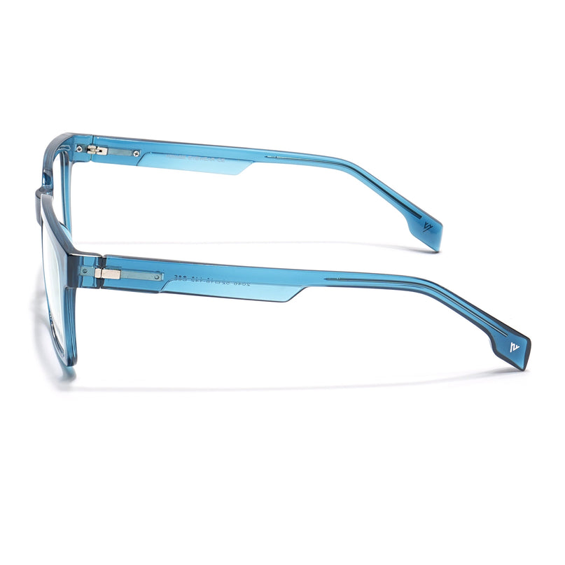 Voyage Visionary Blue Square Eyeglasses for Men & Women - SLMG6394-C8