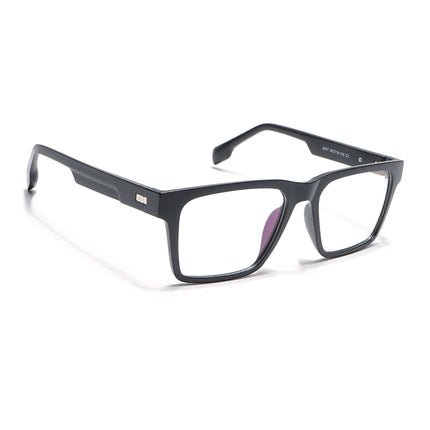 Voyage Visionary Matt Black Square Eyeglasses for Men & Women - SLMG6395-C1