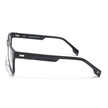 Voyage Visionary Matt Black Square Eyeglasses for Men & Women - SLMG6395-C1