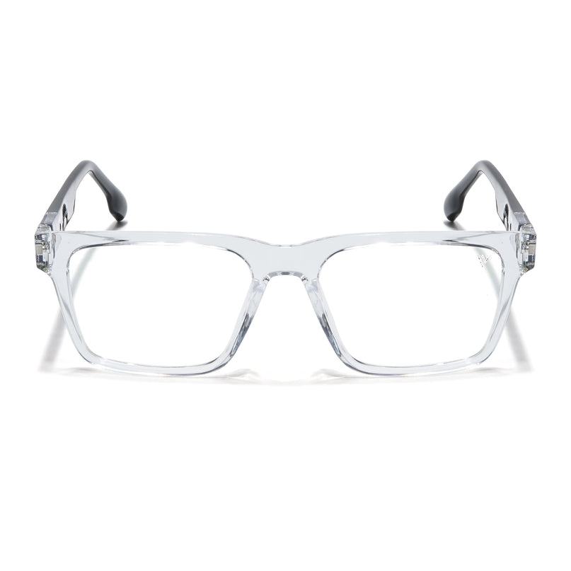 Voyage Visionary Trasnsparent Square Eyeglasses for Men & Women - SLMG6397-C3