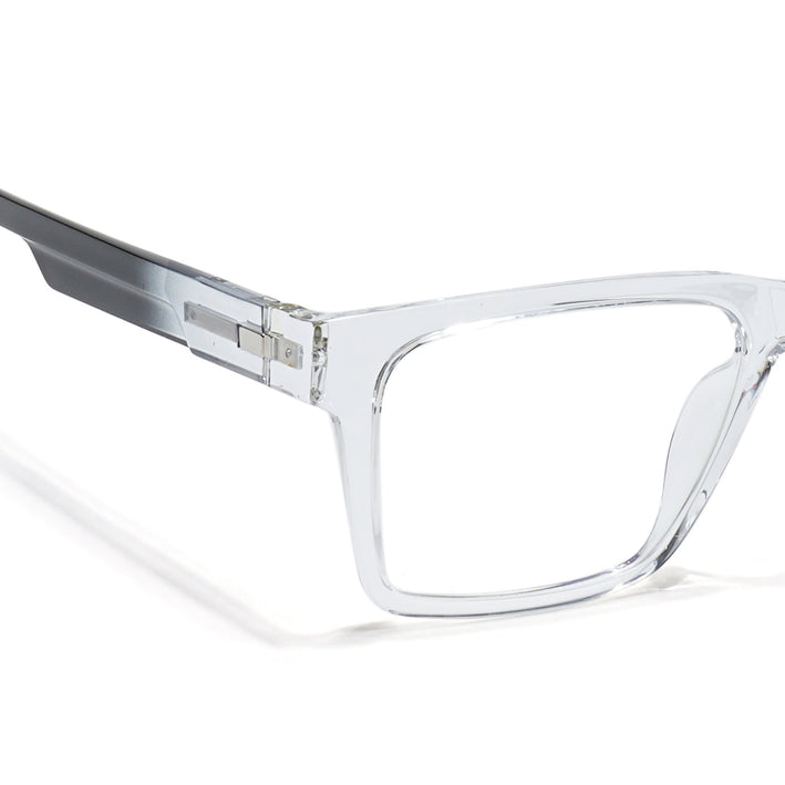 Voyage Visionary Trasnsparent Square Eyeglasses for Men & Women - SLMG6397-C3