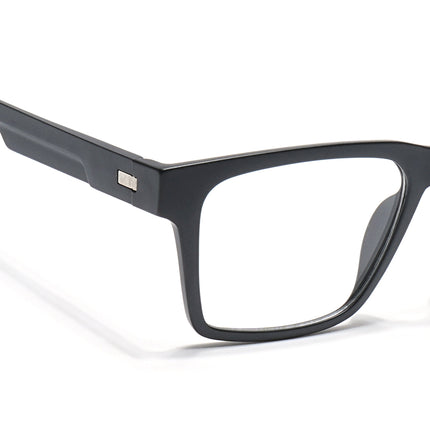 Voyage Visionary Matt Black Square Eyeglasses for Men & Women - SLMG6401-C7