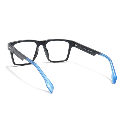 Voyage Visionary Matt Black Square Eyeglasses for Men & Women - SLMG6401-C7