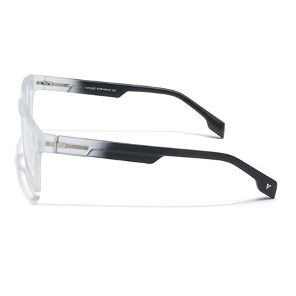 Voyage Visionary Matt Transparent Square Eyeglasses for Men & Women - SLMG6402-C8