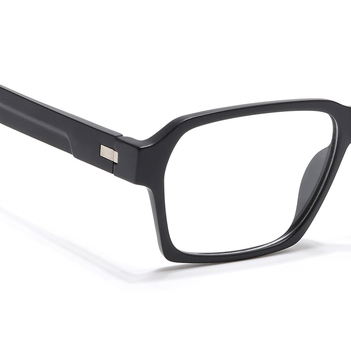 Voyage Visionary Select Matt Black Square Eyeglasses for Men & Women - SLMG6468-C1